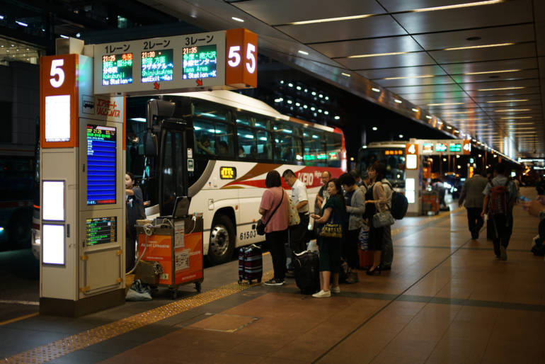 haneda airport limousine bus stop